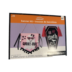 Halloween Creatology Ghouls & Goth Sweet Spooky Banner Kit ages 6+ Crafts